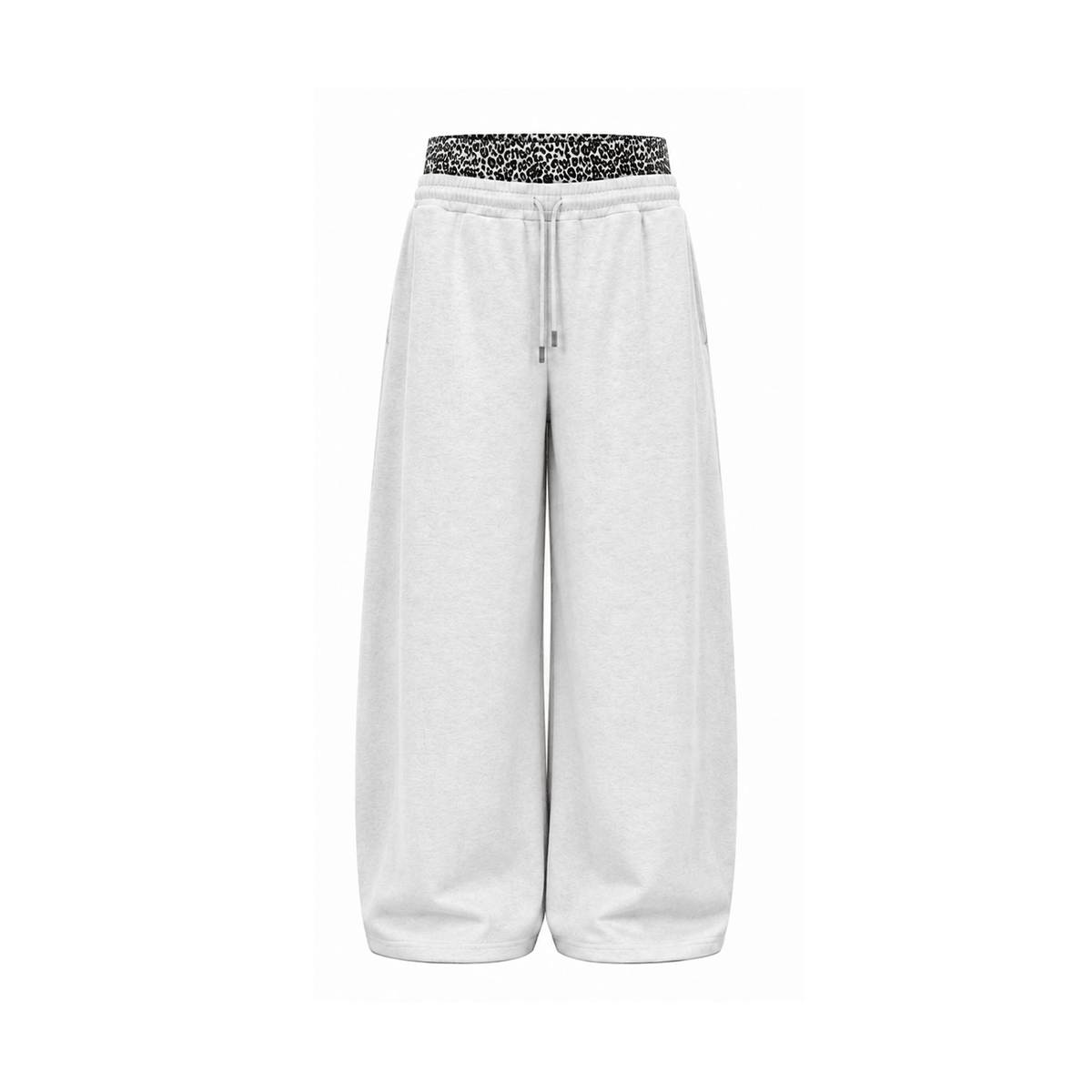 Leopard Varsity Set - Sweatpants - Grey
