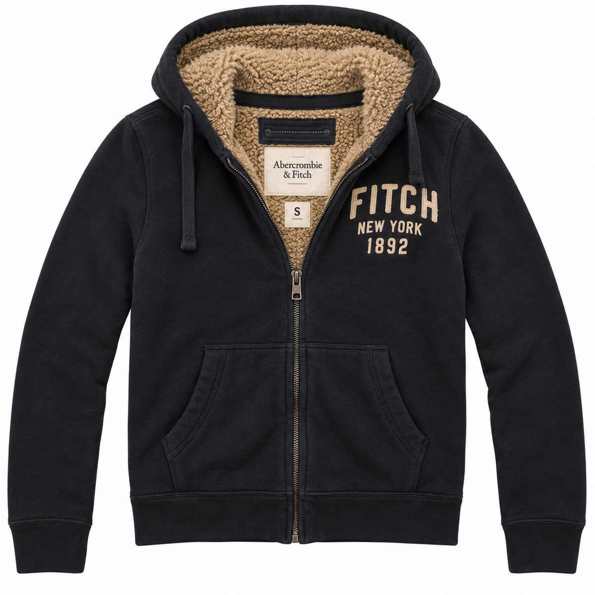 Black FITCH 1892 Hoodie — front view
