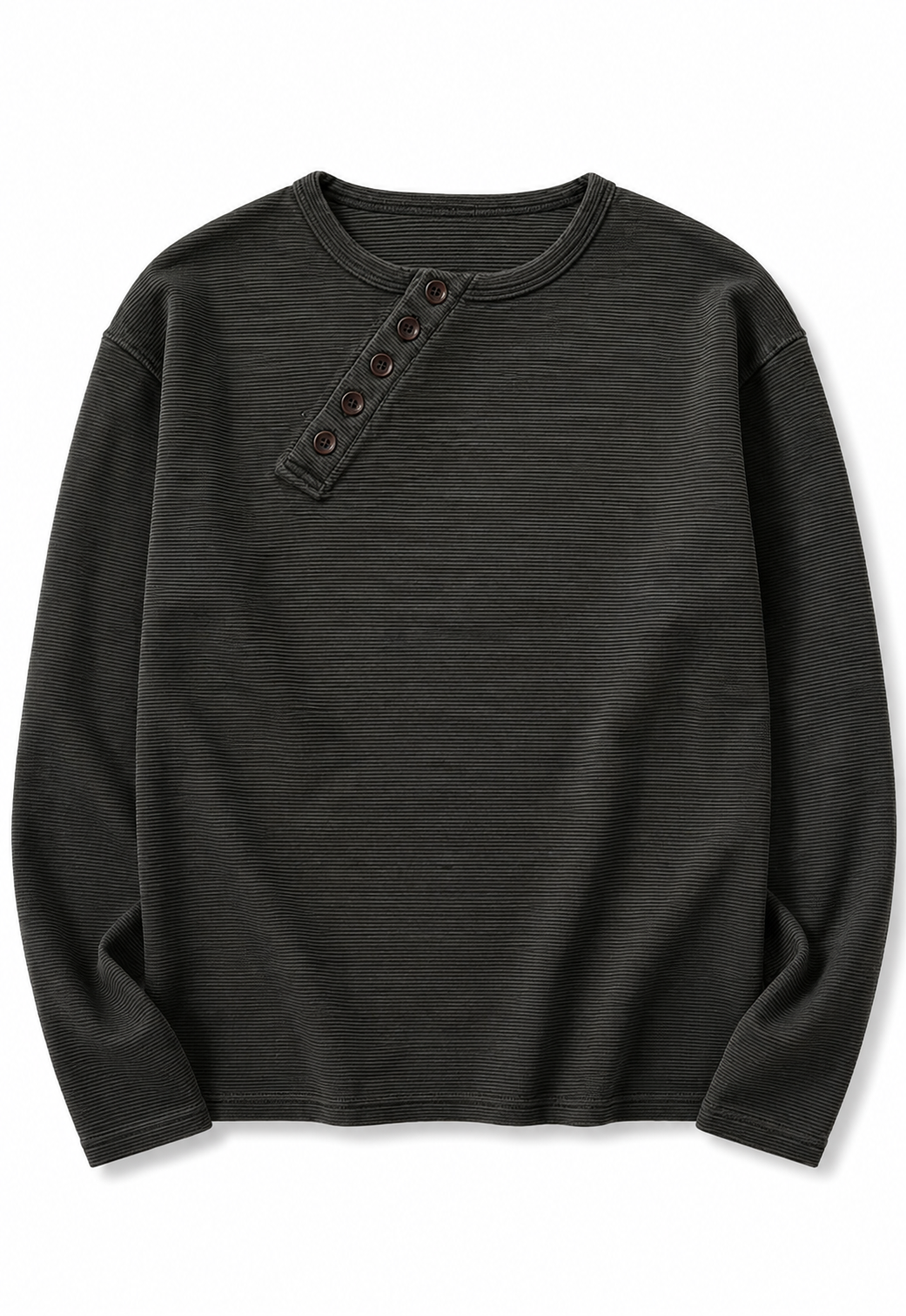 Button Patch Long Sleeve