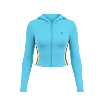 Stripe Flare Set - Zip Top - Blue