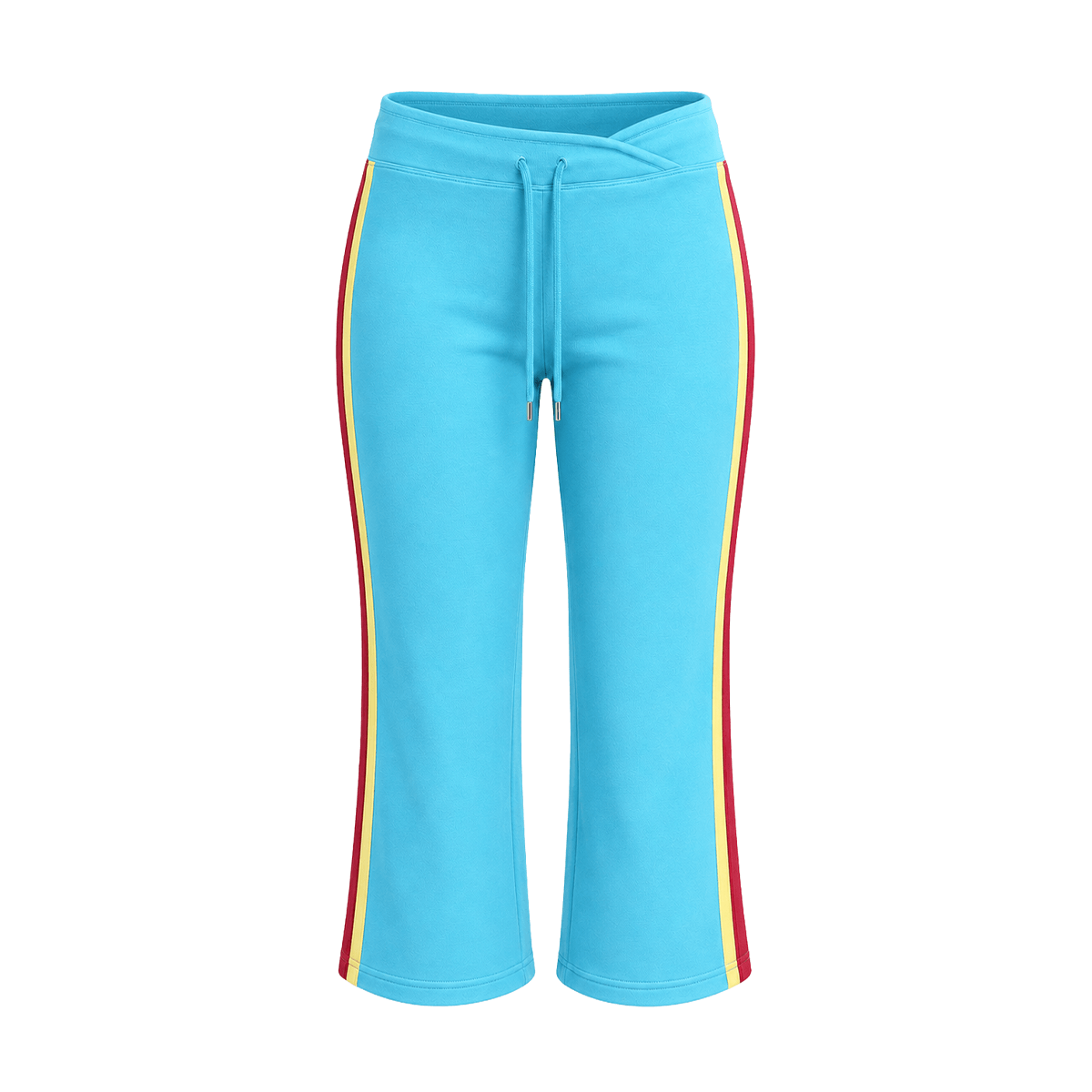 Stripe Flare Set - Flare Pants - Blue